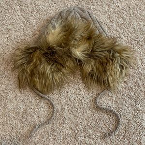 EXPRESS beanie skully with fur